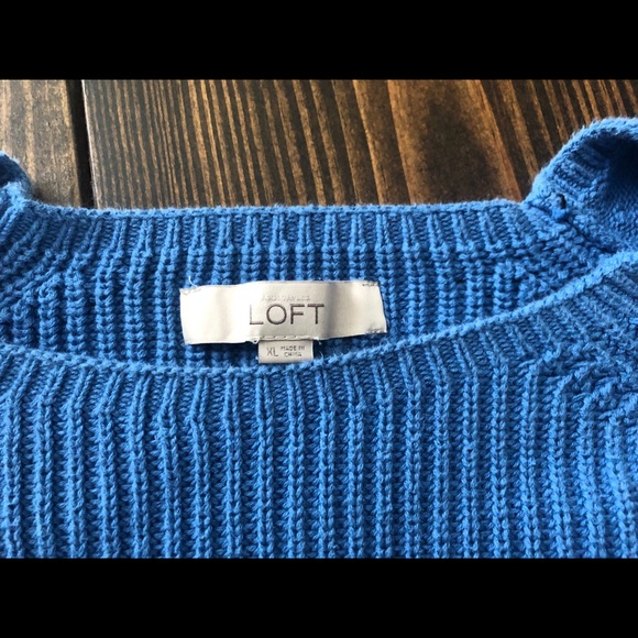 Loft XL blue sweater - Picture 2 of 3